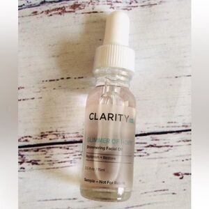 NEW Clarity Glimmer of Hope Shimering Facial Oil 2.5oz (.5oz x 5) SEALED